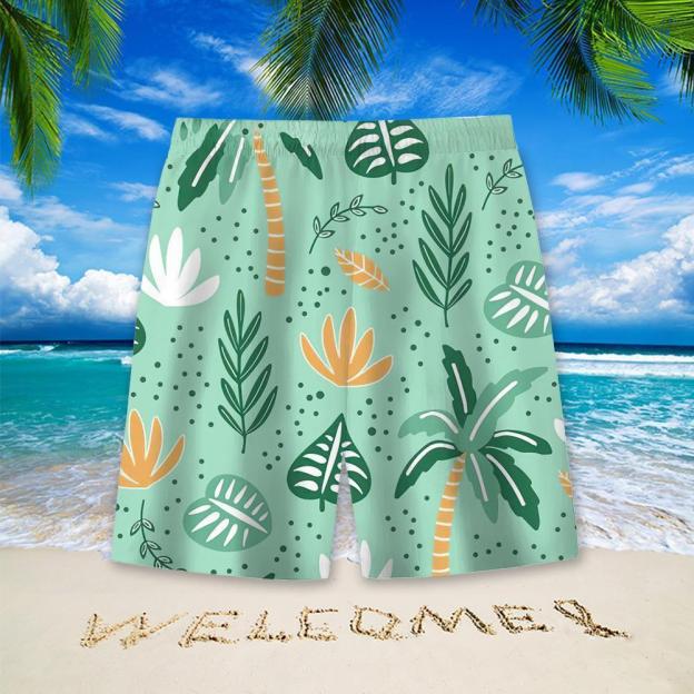 Stylish Blue Print Cotton Linen Shirt