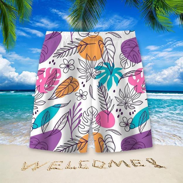 Stylish Blue Print Cotton Linen Shirt