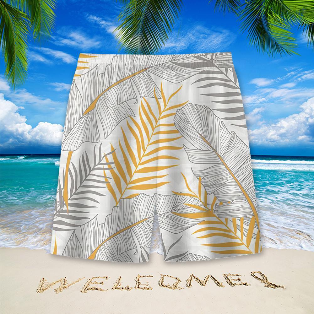 Stylish Blue Print Cotton Linen Shirt