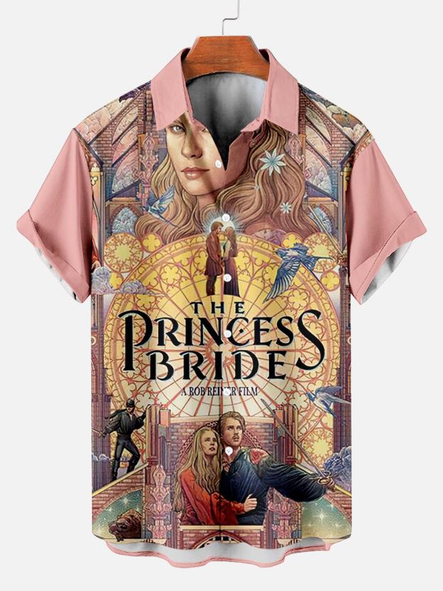 Stylish Blue Print Cotton Linen Shirt