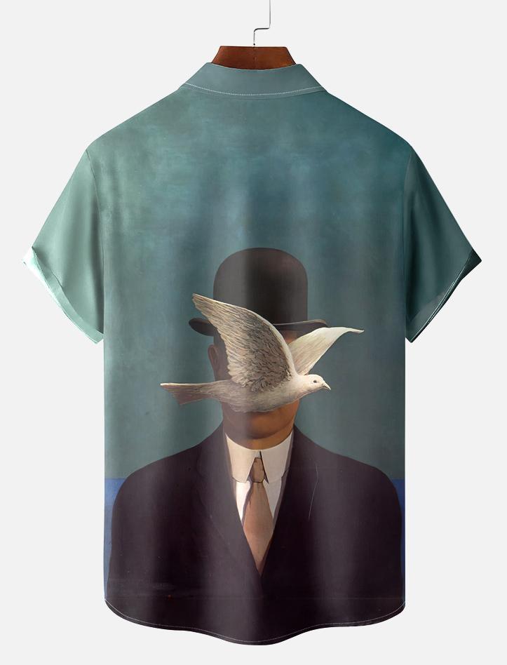 Book Pattern Short Sleeve Shirt