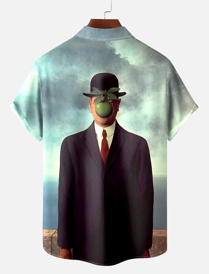 Book Pattern Short Sleeve Shirt