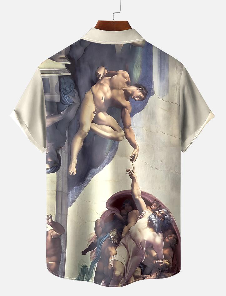 Book Pattern Short Sleeve Shirt