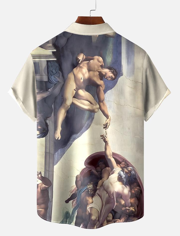 Book Pattern Short Sleeve Shirt