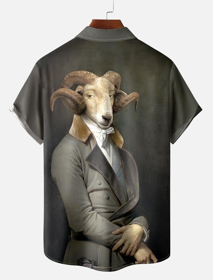 Book Pattern Short Sleeve Shirt