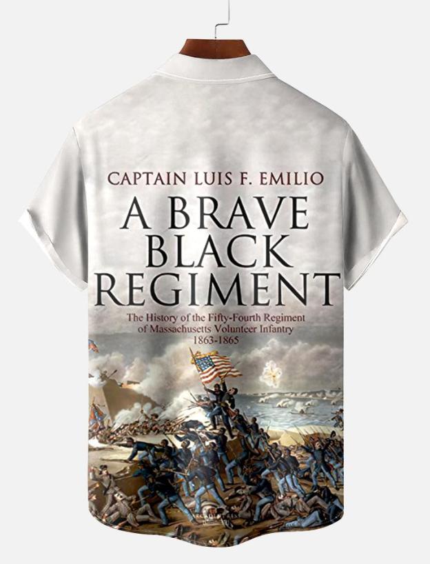 Book Pattern Short Sleeve Shirt