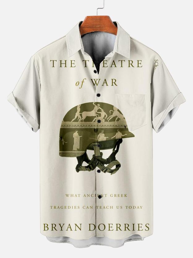 [Copy]Men's Vintage Witch Oil Painting Art Halloween Short Sleeve Shirt