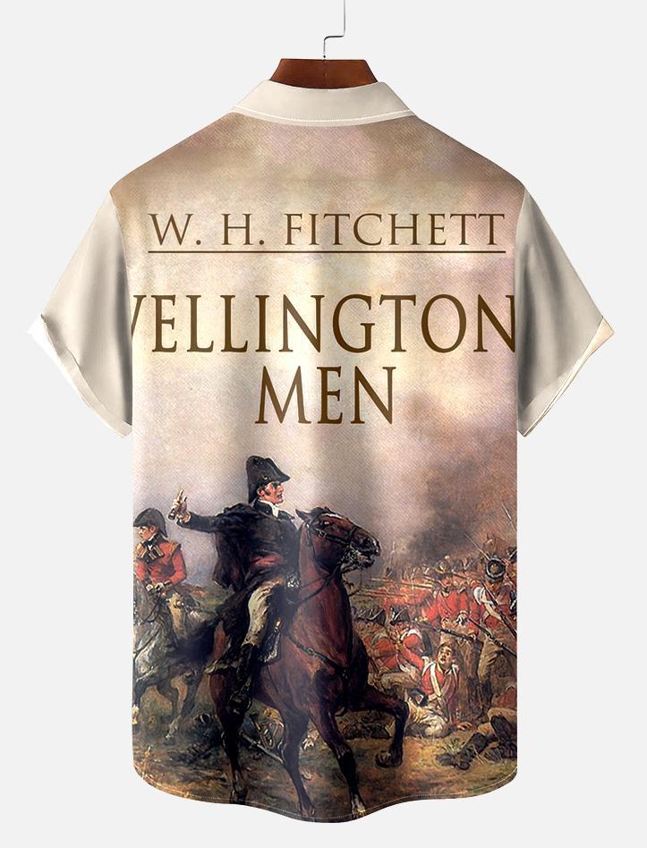 Book Pattern Short Sleeve Shirt