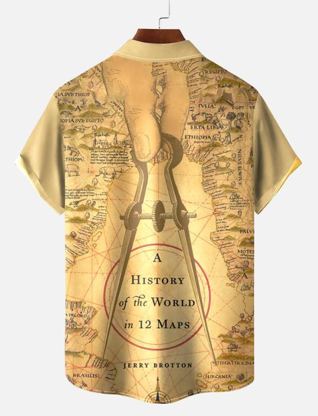 Book Pattern Short Sleeve Shirt