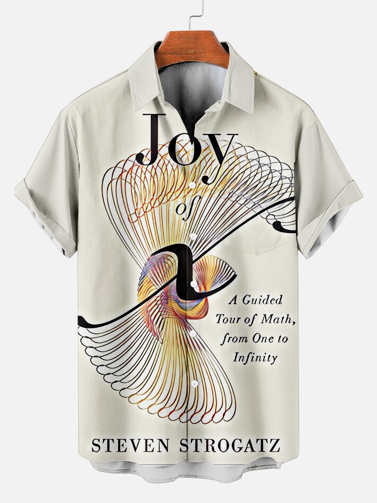 Book Pattern Short Sleeve Shirt