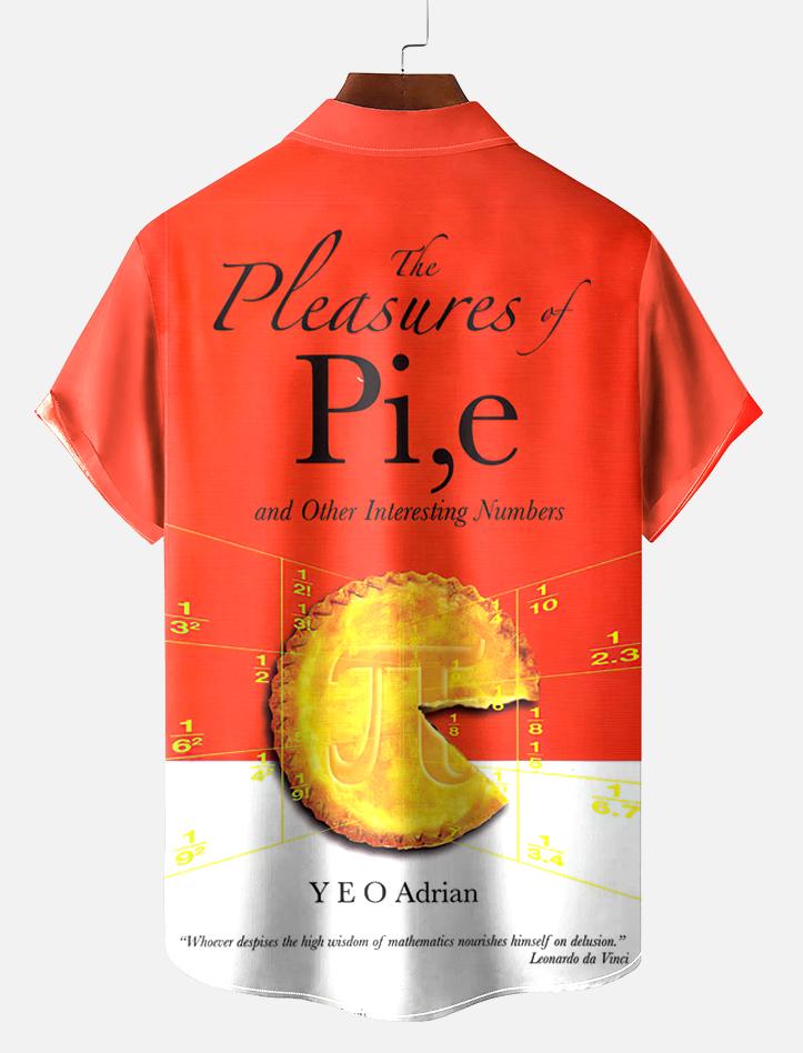 Book Pattern Short Sleeve Shirt