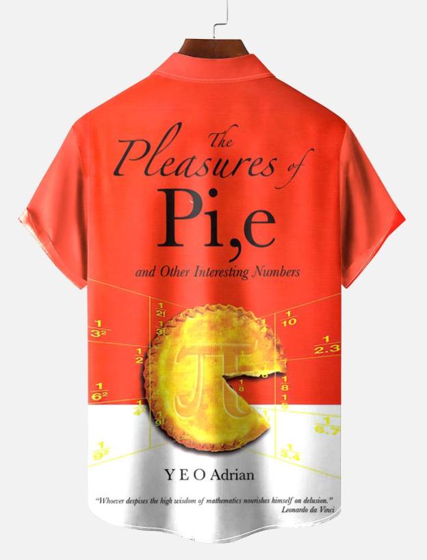 Book Pattern Short Sleeve Shirt