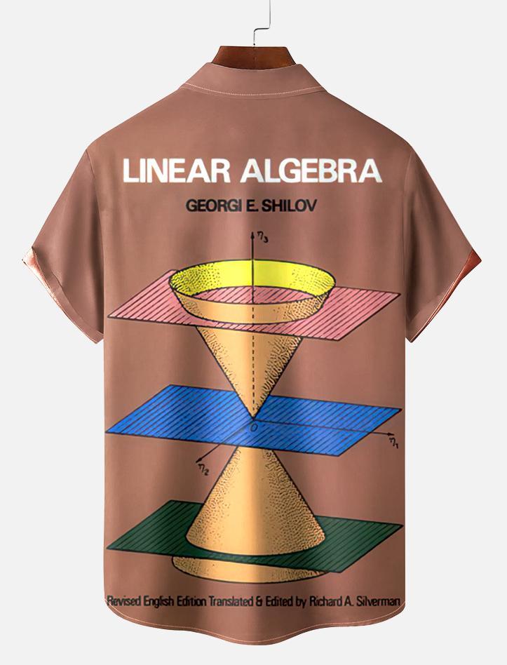 Book Pattern Short Sleeve Shirt