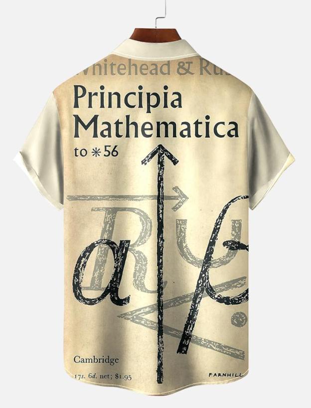 Book Pattern Short Sleeve Shirt