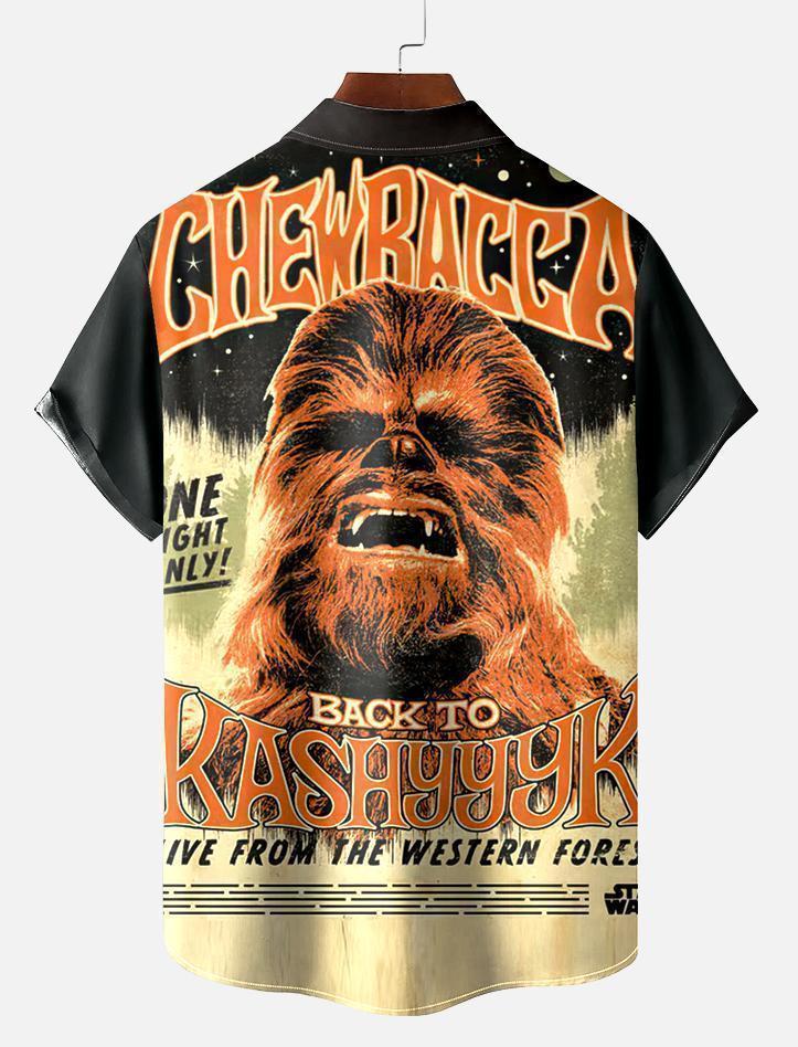 Men's Vintage Classic Movie Graphic Short Sleeve Shirt