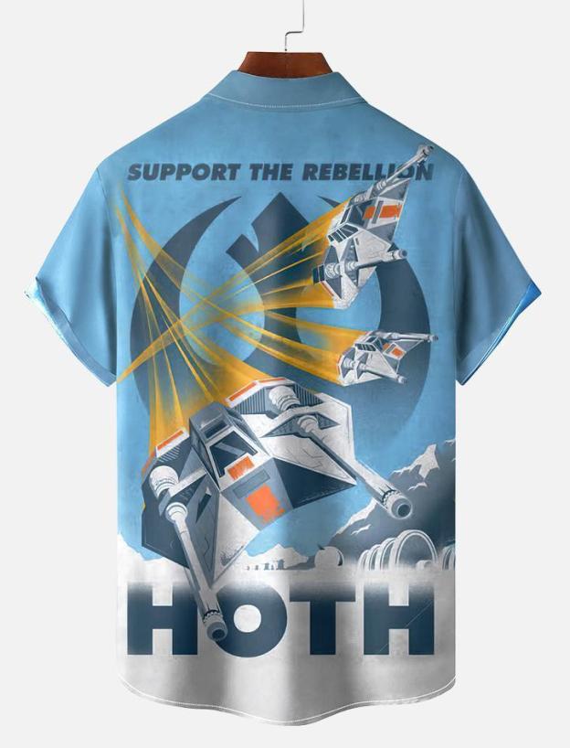 Men's Vintage Classic Movie Graphic Short Sleeve Shirt