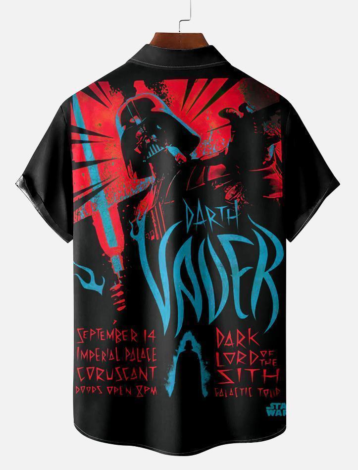 Men's Vintage Classic Movie Graphic Short Sleeve Shirt