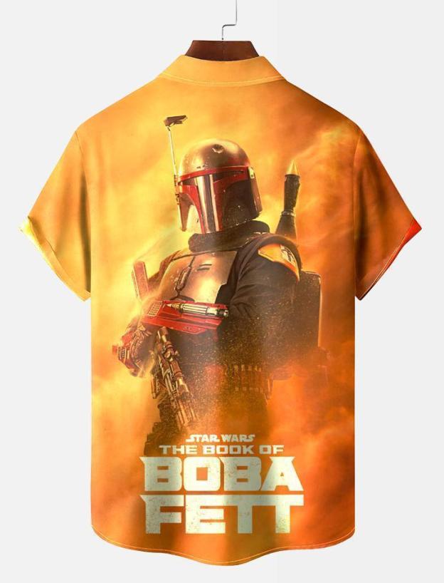 Men's Vintage Classic Movie Graphic Short Sleeve Shirt