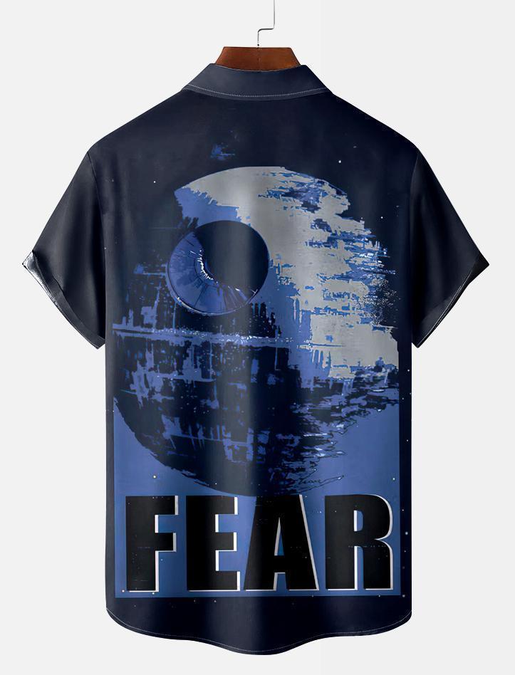 Men's Vintage Classic Movie Graphic Short Sleeve Shirt