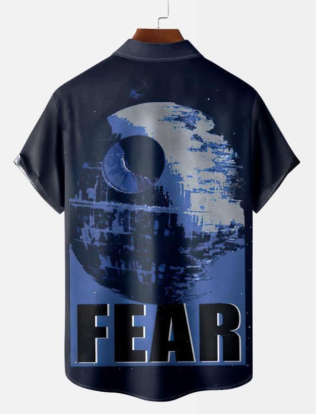 Men's Vintage Classic Movie Graphic Short Sleeve Shirt