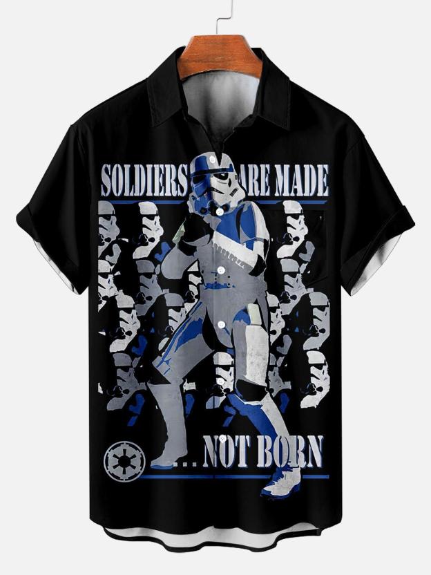 [Copy]Men's Vintage Witch Oil Painting Art Halloween Short Sleeve Shirt