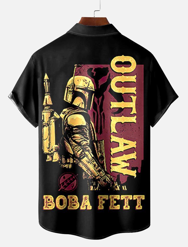 Men's Vintage Classic Movie Graphic Short Sleeve Shirt