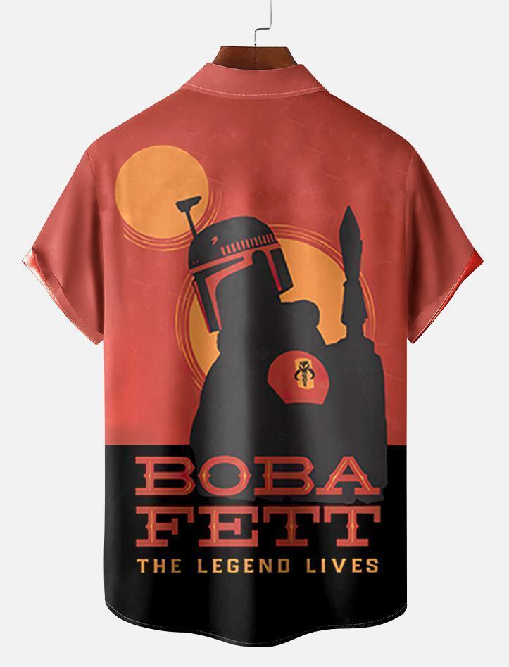 Men's Vintage Classic Movie Graphic Short Sleeve Shirt