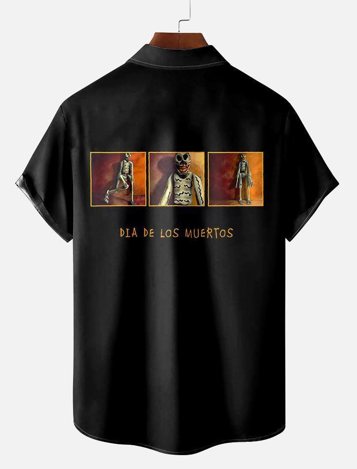 Men's Halloween Fun Duck Short Sleeve Shirt