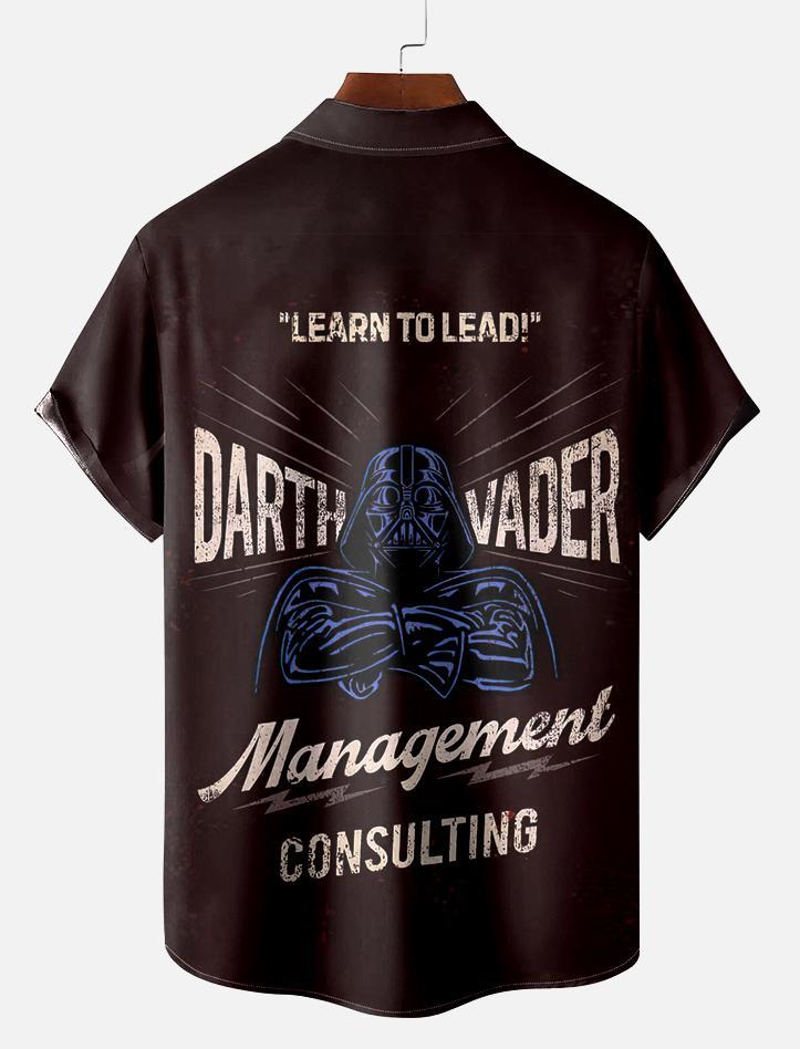 Men's Vintage Classic Movie Graphic Short Sleeve Shirt