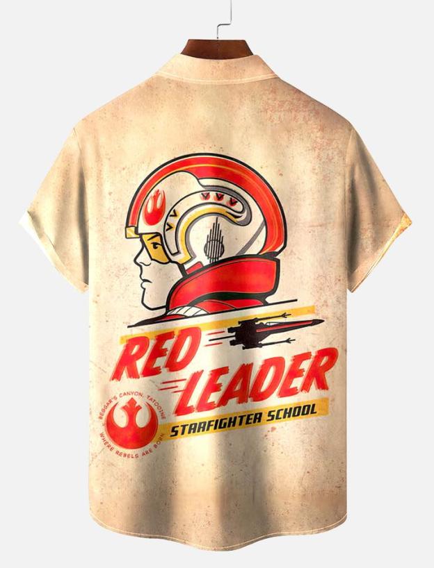 Men's Vintage Classic Movie Graphic Short Sleeve Shirt