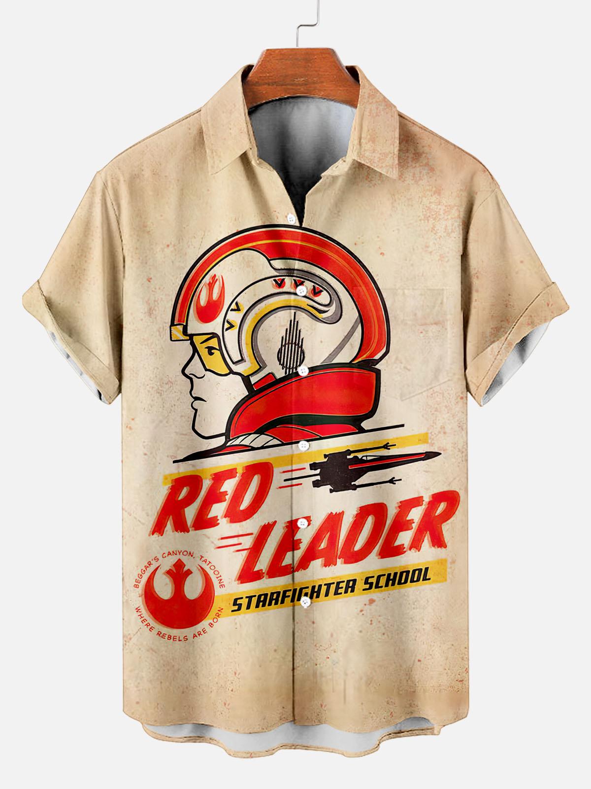 Men's Vintage Classic Movie Graphic Short Sleeve Shirt