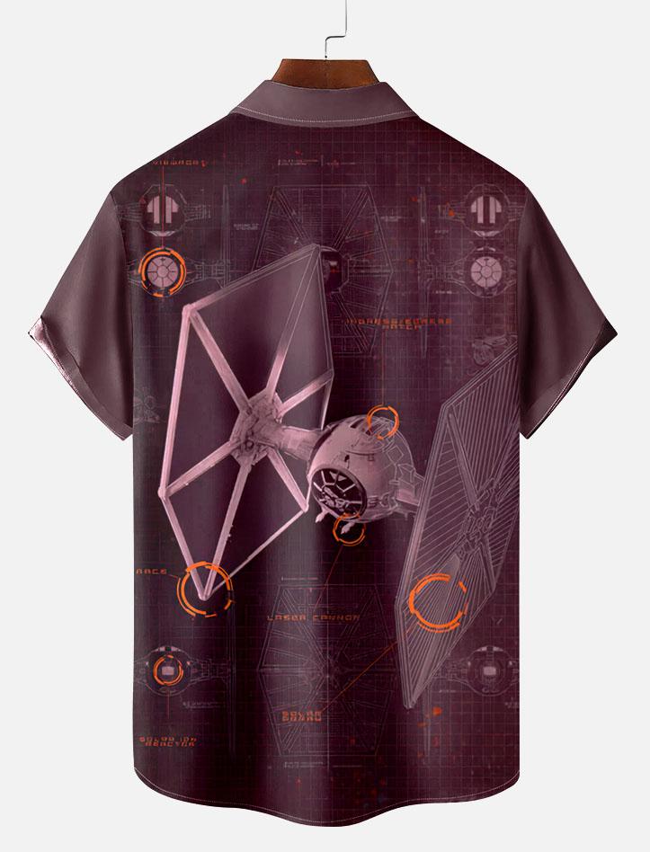 Men's Vintage Classic Movie Graphic Short Sleeve Shirt