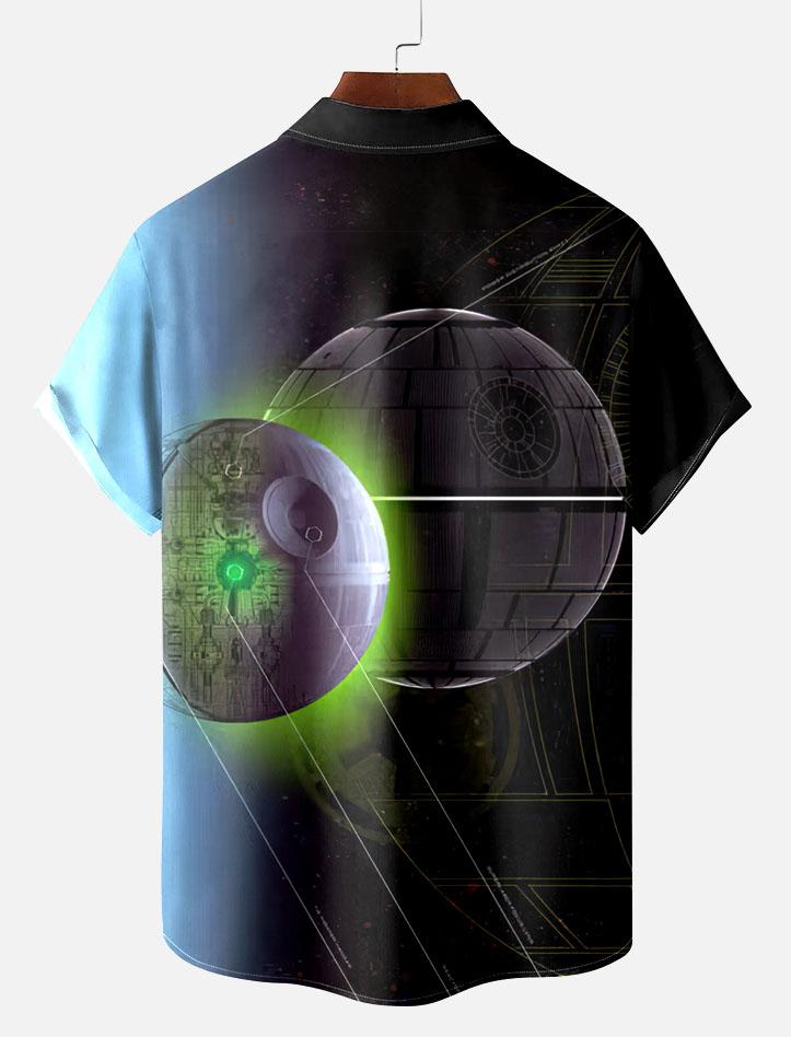 Men's Vintage Classic Movie Graphic Short Sleeve Shirt