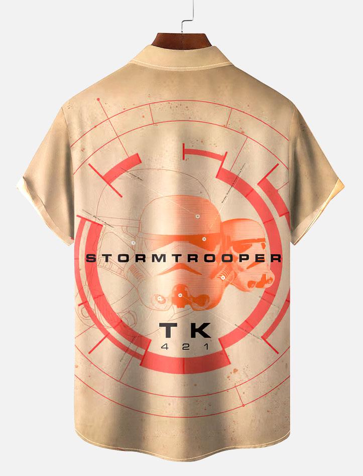 Men's Vintage Classic Movie Graphic Short Sleeve Shirt