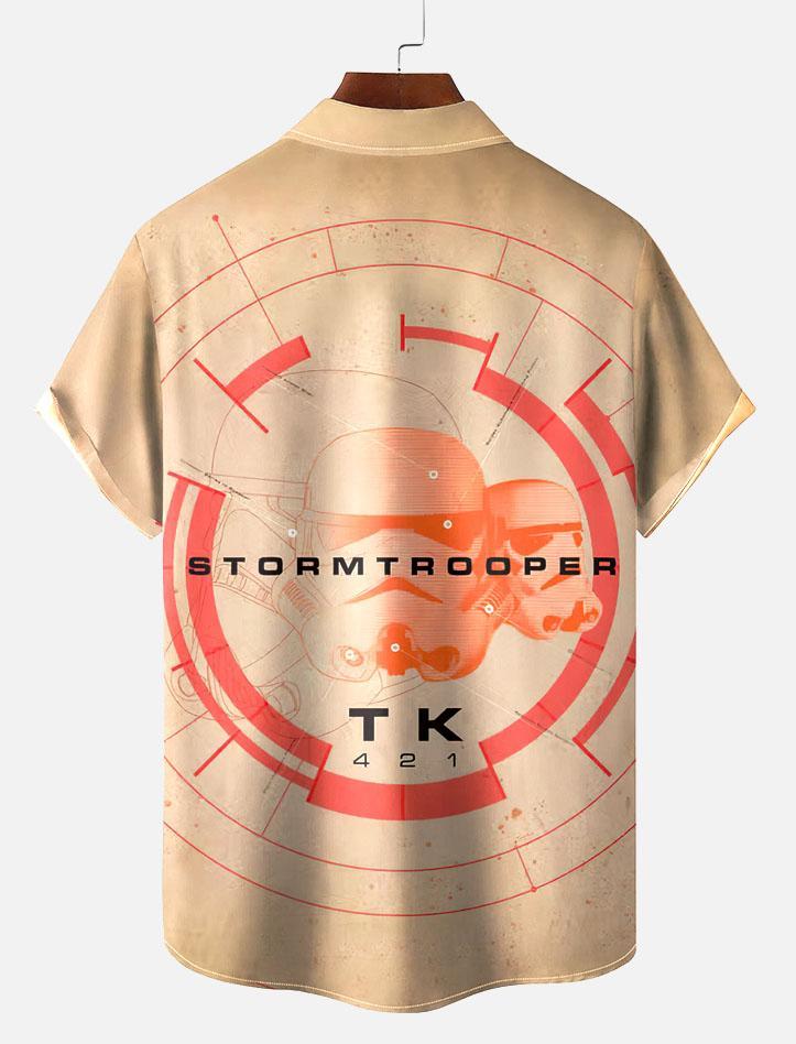 Men's Vintage Classic Movie Graphic Short Sleeve Shirt