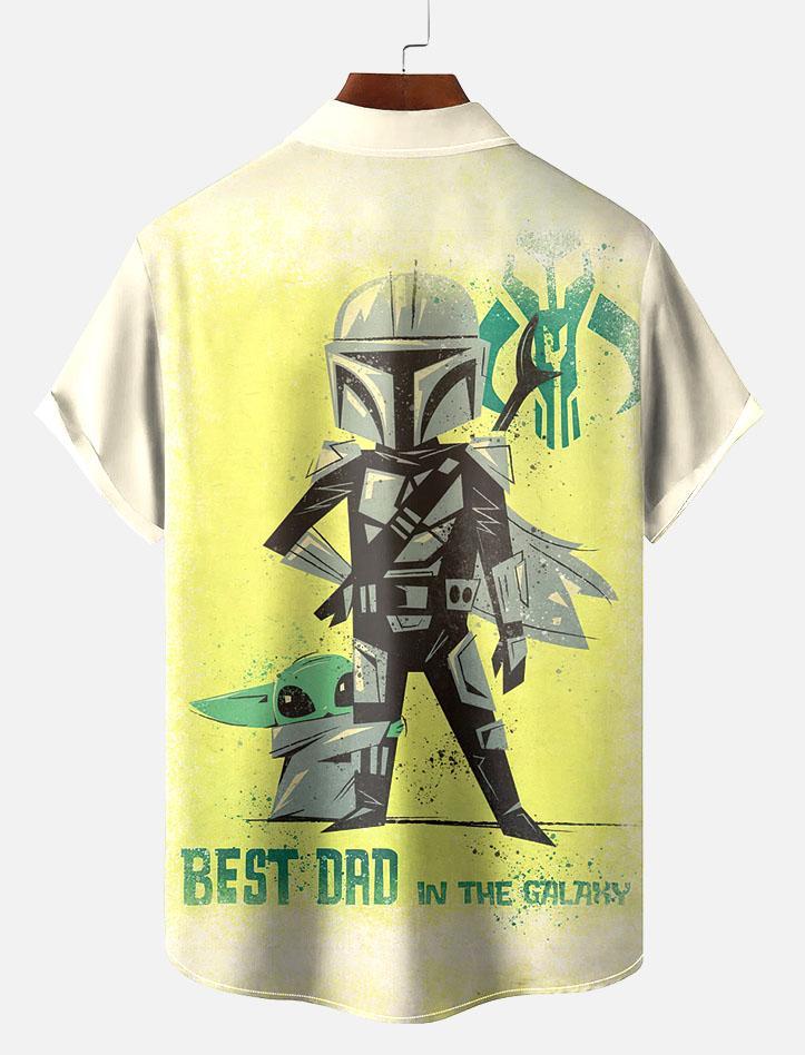 Men's Vintage Classic Movie Graphic Short Sleeve Shirt