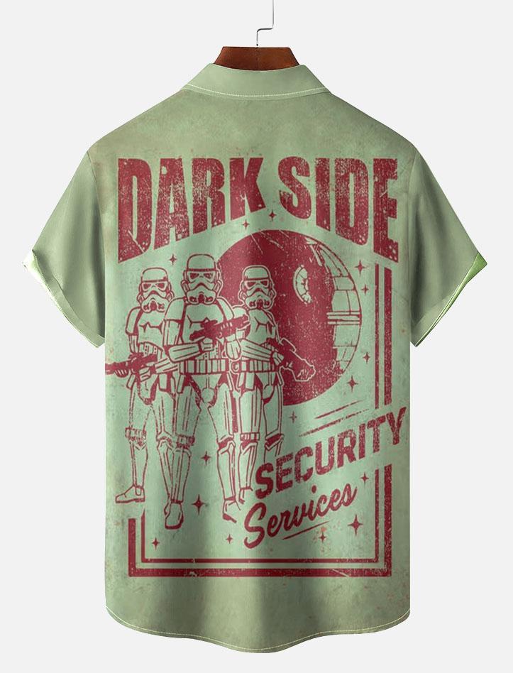 Men's Vintage Classic Movie Graphic Short Sleeve Shirt