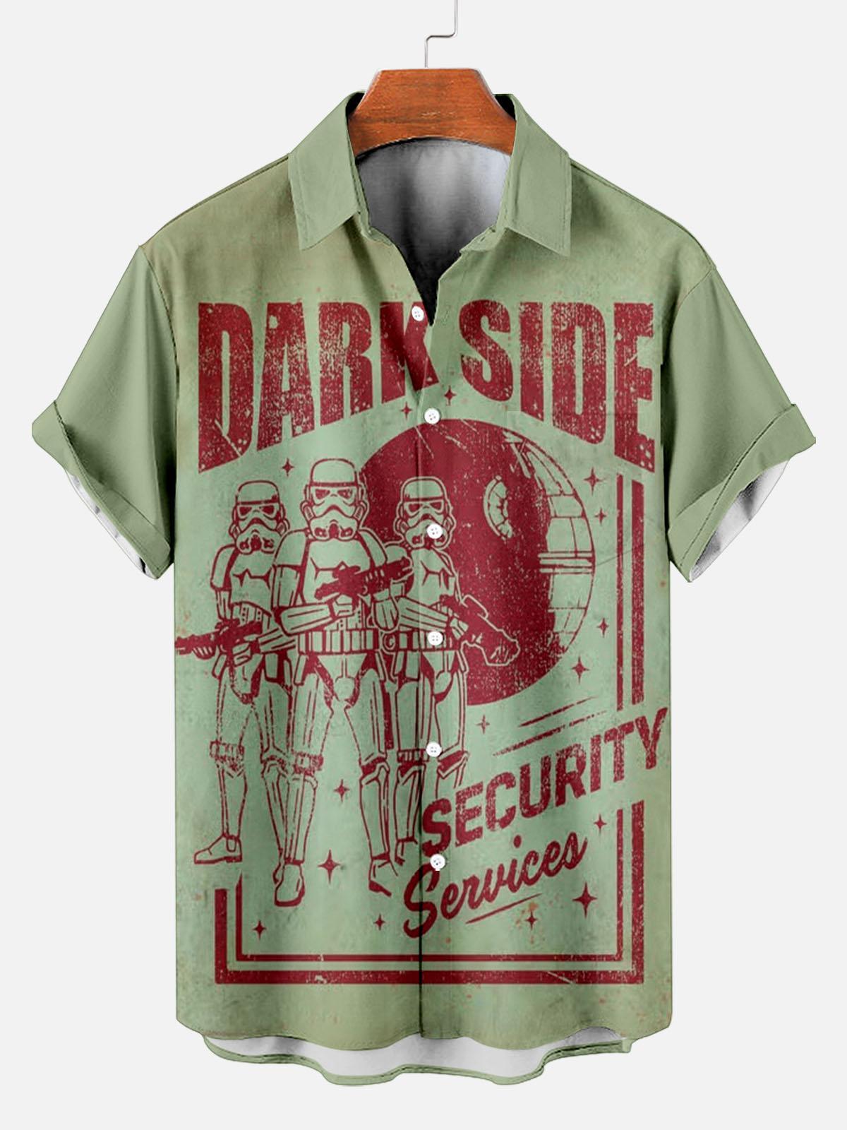 [Copy]Men's Vintage Witch Oil Painting Art Halloween Short Sleeve Shirt