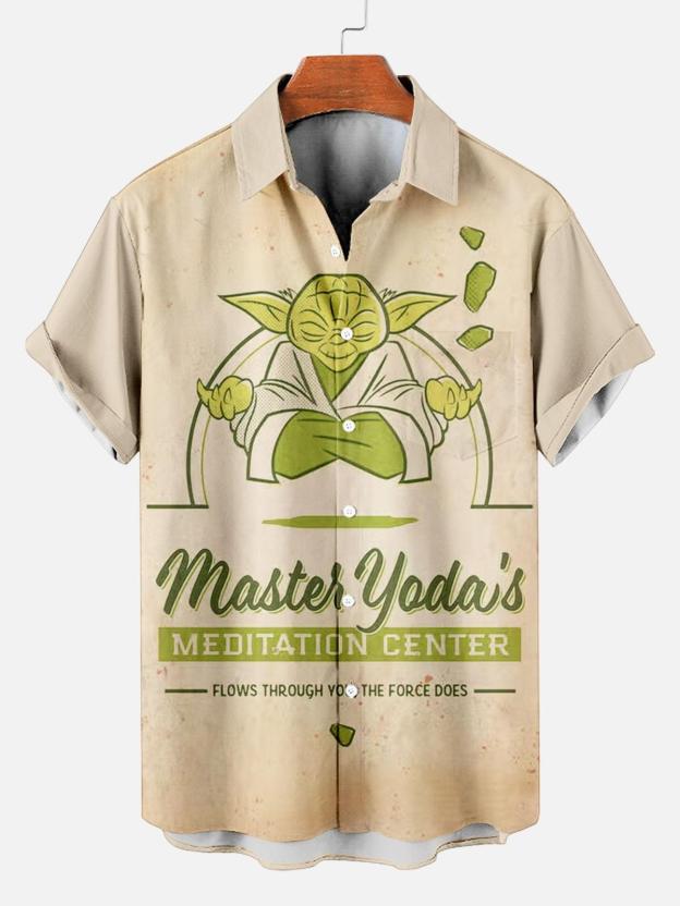 [Copy]Men's Vintage Witch Oil Painting Art Halloween Short Sleeve Shirt