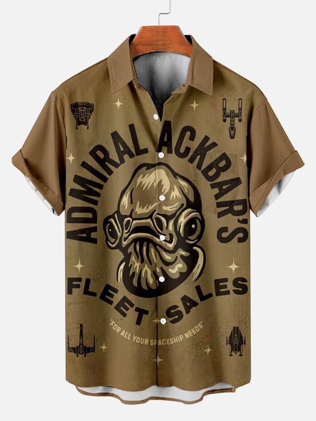 [Copy]Men's Vintage Witch Oil Painting Art Halloween Short Sleeve Shirt