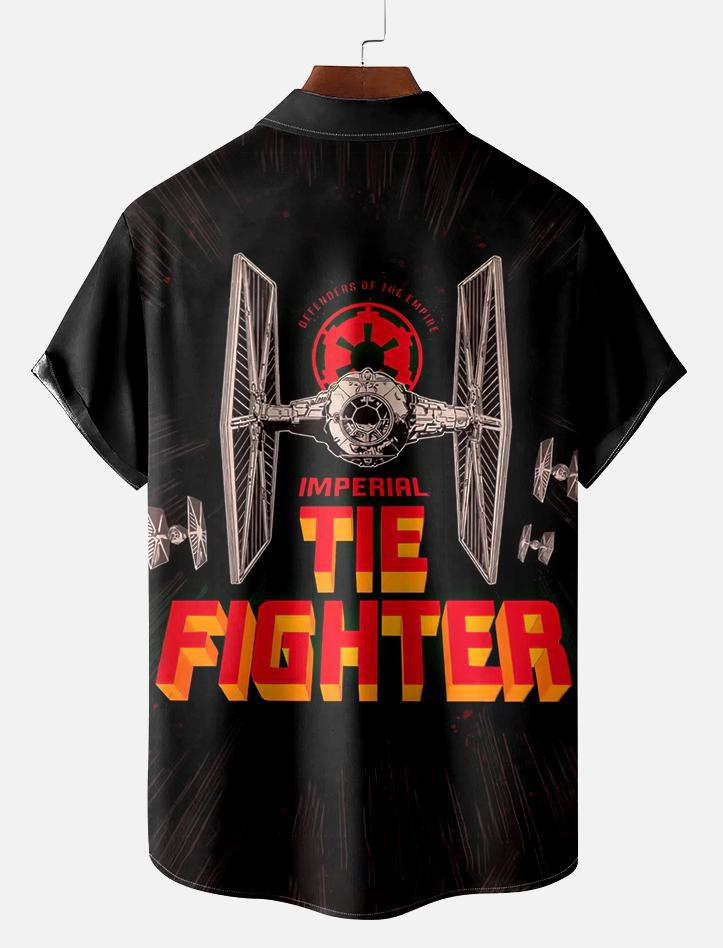 Men's Vintage Classic Movie Graphic Short Sleeve Shirt