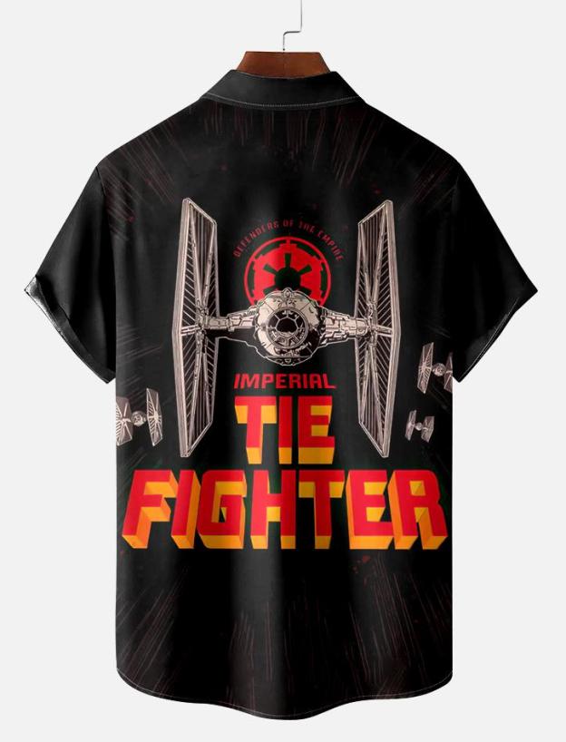 Men's Vintage Classic Movie Graphic Short Sleeve Shirt