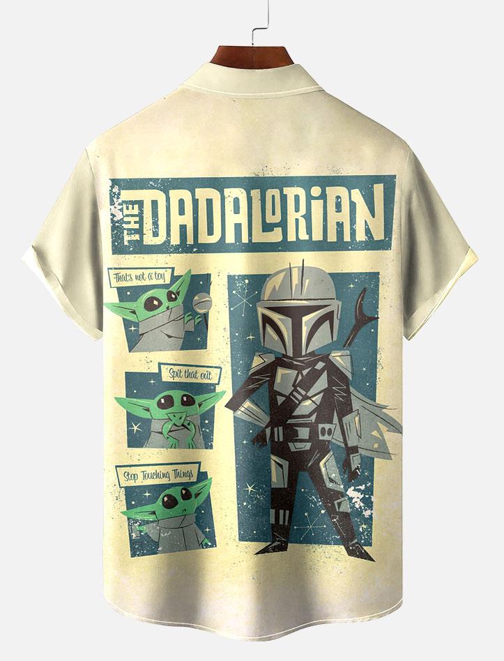 Men's Vintage Classic Movie Graphic Short Sleeve Shirt