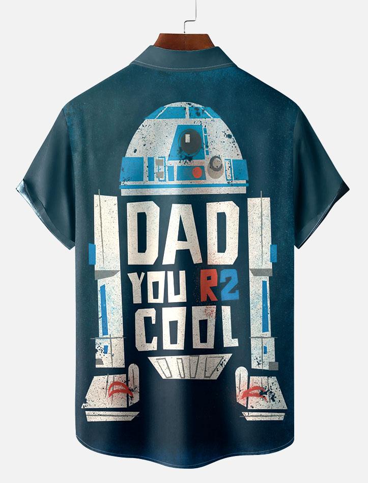 Men's Vintage Classic Movie Graphic Short Sleeve Shirt