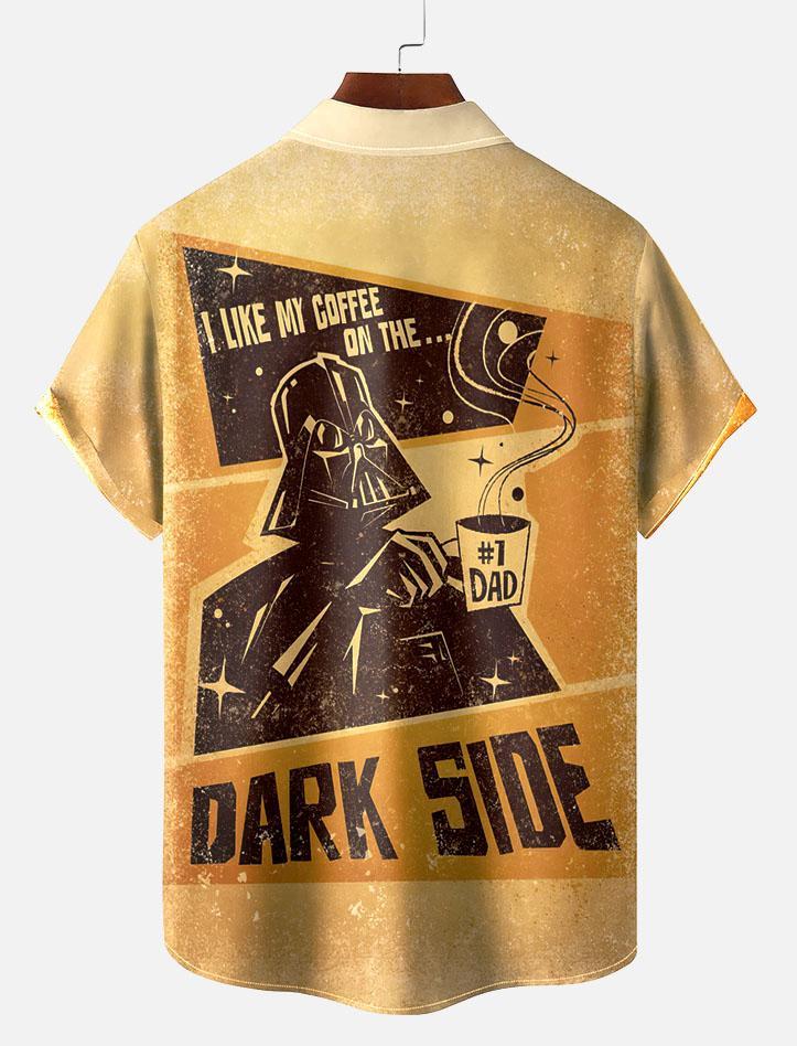 Men's Vintage Classic Movie Graphic Short Sleeve Shirt