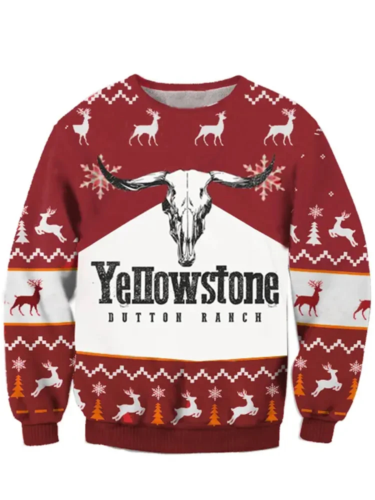 Men's Casual Art Graphic Long Sleeve Sweatshirt