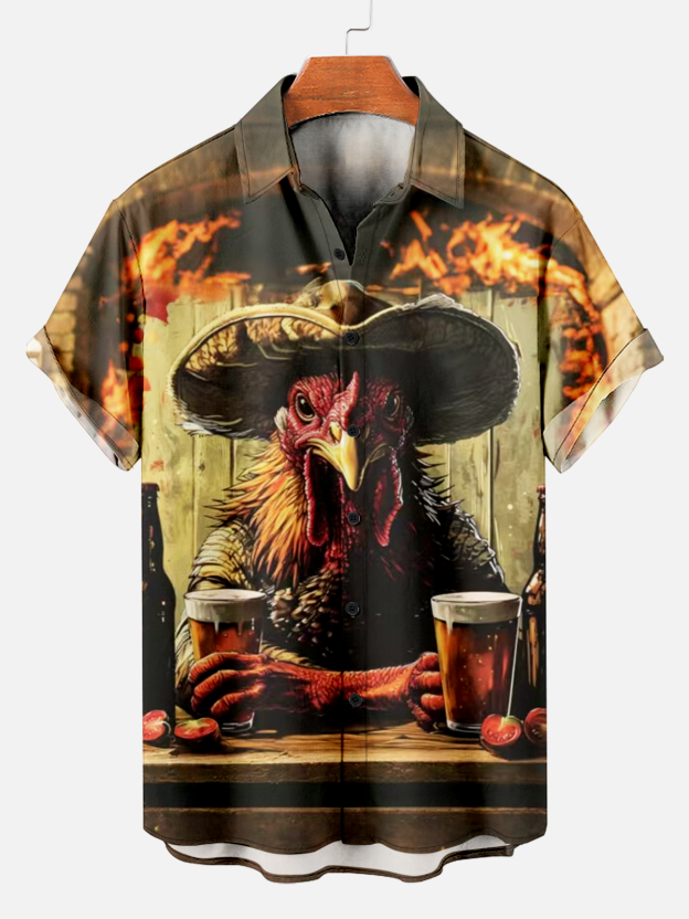Men's Vintage Classic Thanksgiving Turkey Shirt