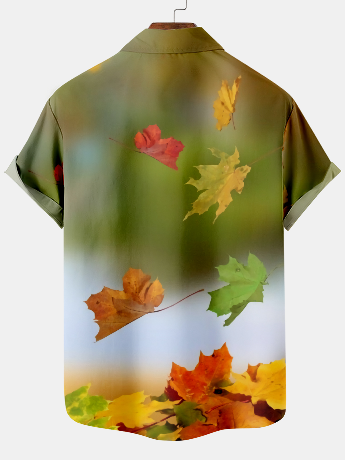 Men's Thanksgiving Day Print Short Sleeve Shirt