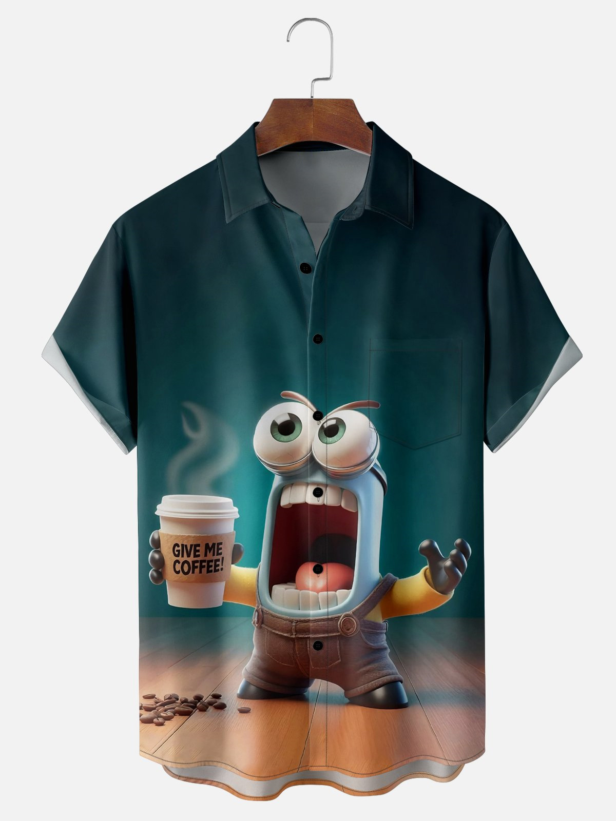 Men's Funny Graphic Short Sleeve Shirt