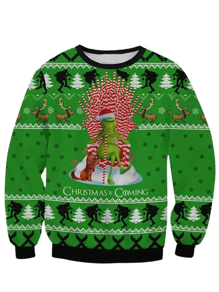 Men's Casual Art Graphic Long Sleeve Sweatshirt